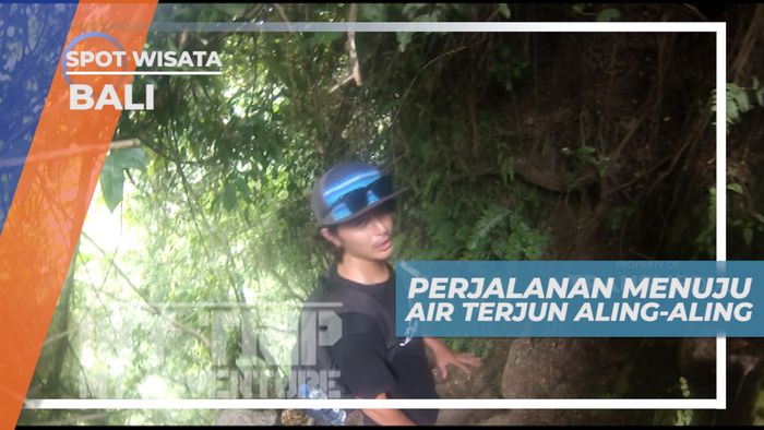 Naik Turun Anak Tangga Menuju Air Terjun Aling-aling di Buleleng, Bali