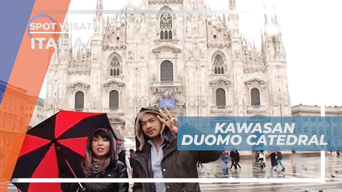 Mengujungi Megahnya Arsitektur Duomo Catedral di Pusat Kota Milan, Italia