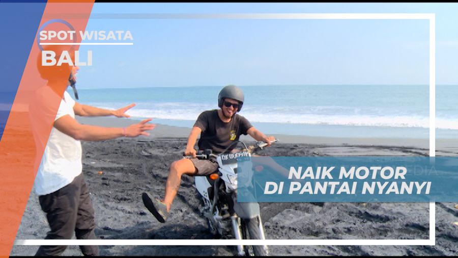 Serunya Tancap Gas, Kebut-kebutan di Tepi Pantai Nyanyi, Bali