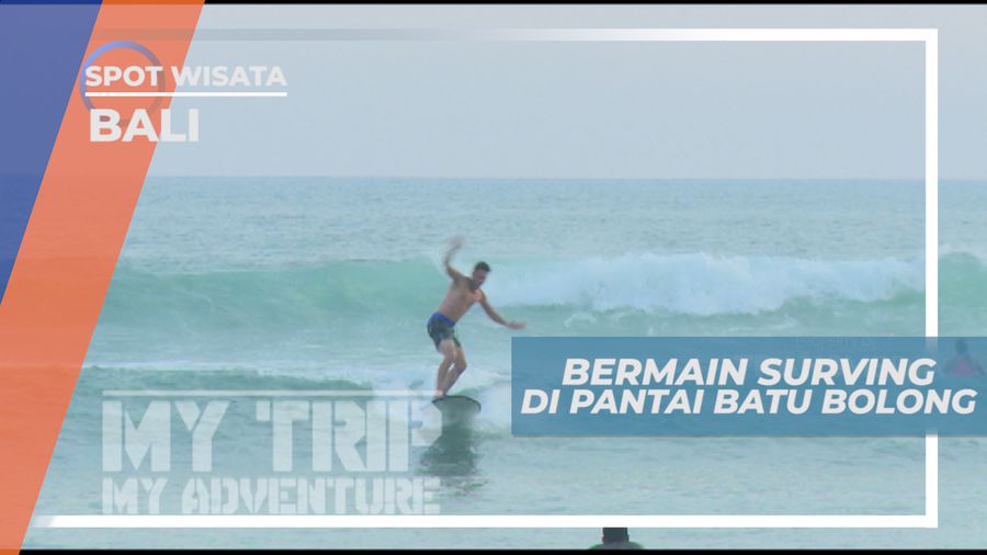 Taklukkan Ombak Bermain Surving di Pantai Batu Bolong, Bali