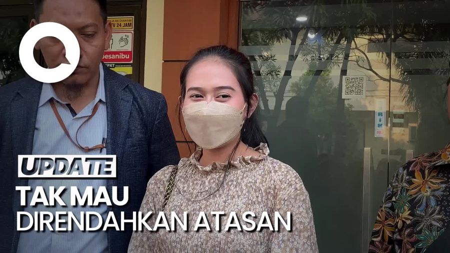 Karyawati AD Usai Diperiksa Polisi: Bukan Pansos, Hanya Cari Keadilan