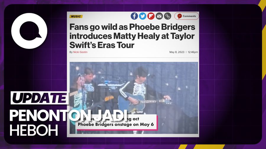 Phoebe Bridgers Ajak Matty Healy Tampil di Konser Taylor Swift