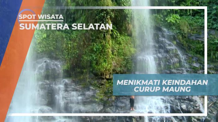 Keseruan Bermain di Air Terjun Curup Maung Sumatera Selatan