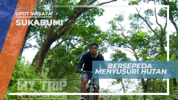 Serunya Bersepeda Melibas Trek Menantang di Dalam Hutan, Sukabumi