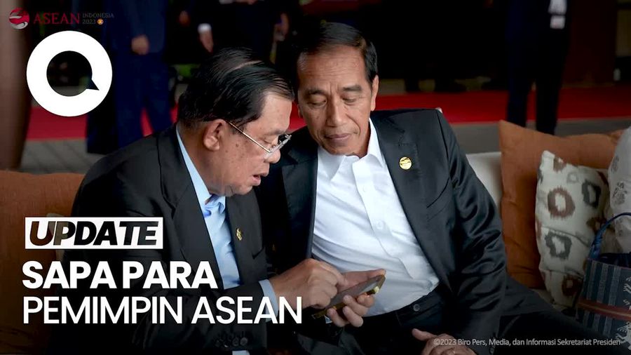 Momen Keakraban Jokowi dengan Para Pemimpin ASEAN di Labuan Bajo