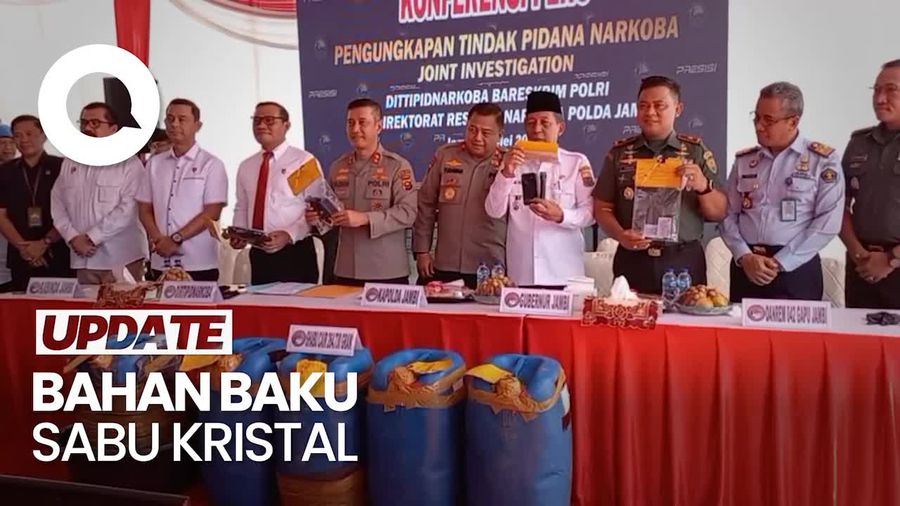 Aksi Polda Jambi-Bareskrim Gagalkan Penyelundupan 264 Kg Sabu Cair