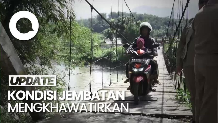Terima Aduan Warga, Ganjar Bakal Perbaiki Jembatan Rejosari Magelang
