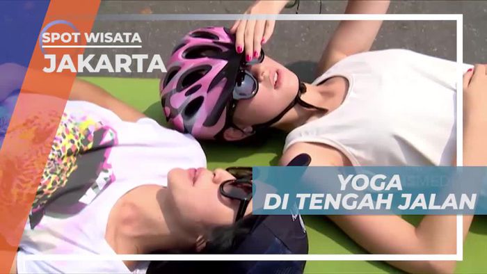 Yoga di Tengah Jalan, Olahraga di Acara Car Free Day Jakarta