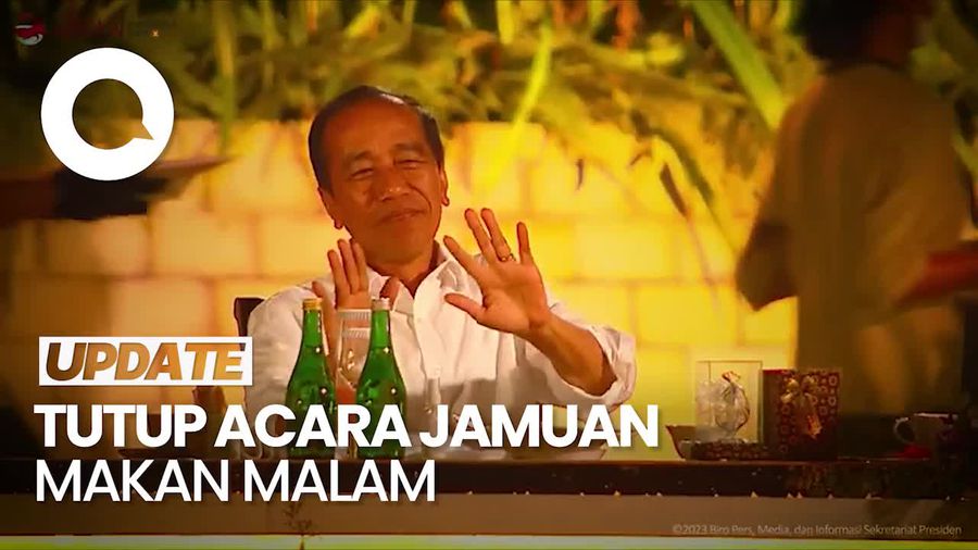 Asyik! Momen Jokowi-Iriana Joget Maumere di Welcoming Dinner KTT ASEAN
