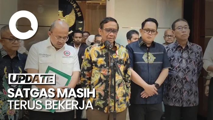 Mahfud Ungkap Progres Satgas TPPU Rp 349 T: Pada Tahap Klasifikasi 