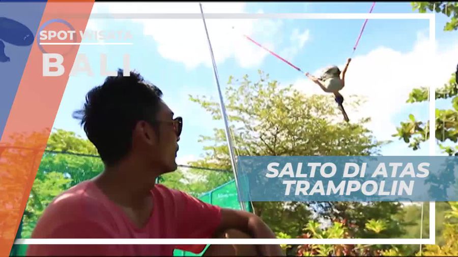 Salto di Atas Trampolin, Atraksi Seru di Kawasan Wisata Bali