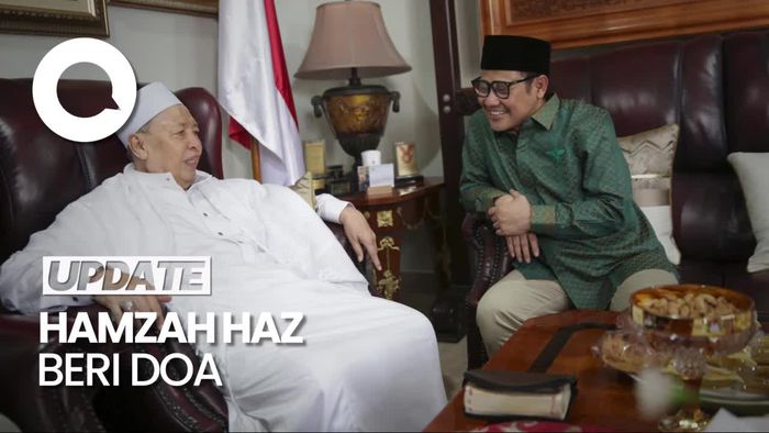 Bertemu Hamzah Haz, Cak Imin Tanya Cara Jadi Presiden