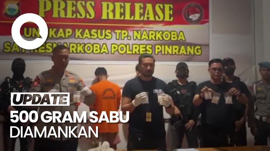 Tengah Transaksi Sabu, Dua Pria di Pinrang Dibekuk Polisi!