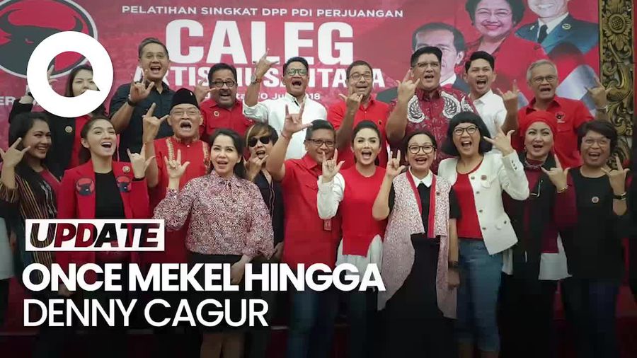 Sederet Artis yang Daftar Jadi Bacaleg Pemilu 2024 dari PDIP