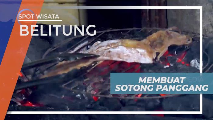 Membuat Sotong Panggang yang Lezat di Belitung