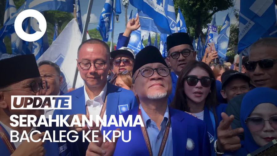 PAN Daftar Bacaleg, Zulhas: Kami Siap Lahir Batin Ikut Pemilu 2024!