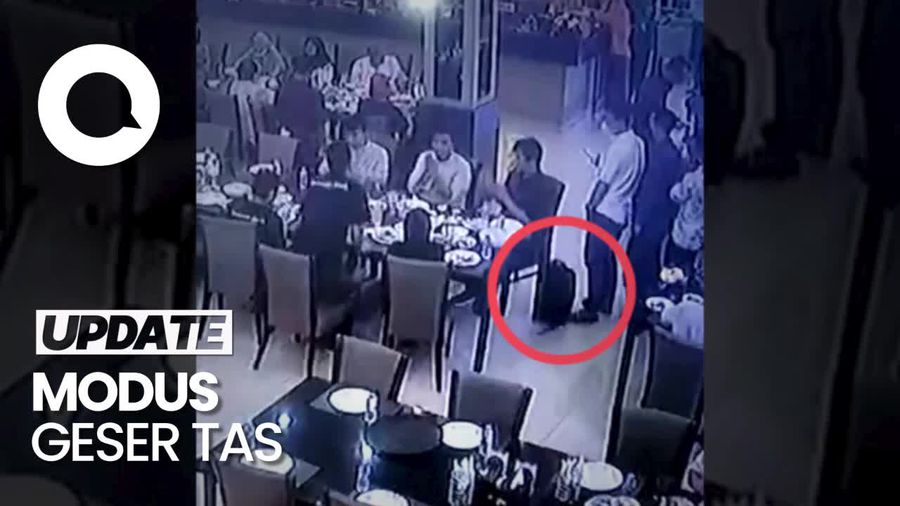 Waspada! Komplotan Pencuri Tas di Restoran Jaksel Terekam CCTV