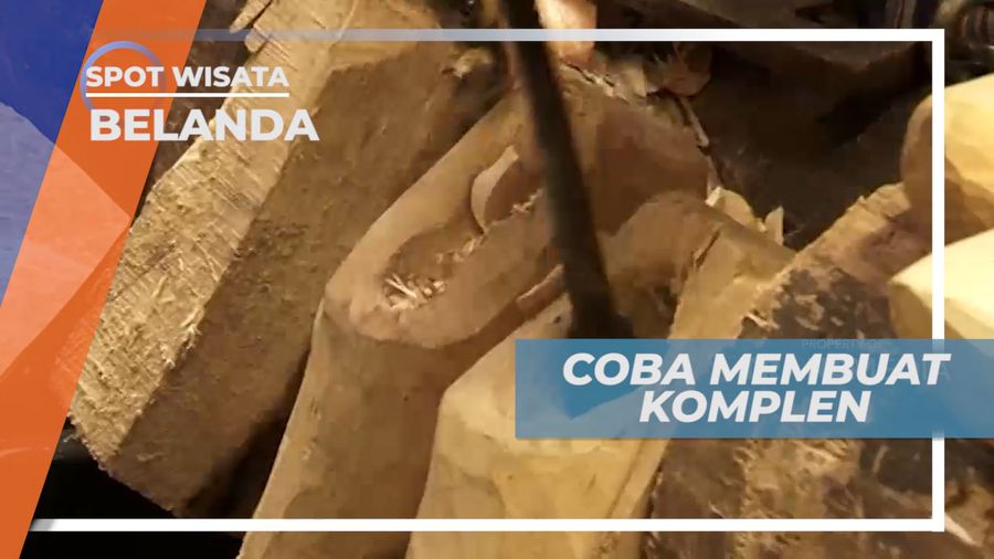 Komplen, Serunya Mencoba Membuat Sepatu Kayu Tradisional, Belanda