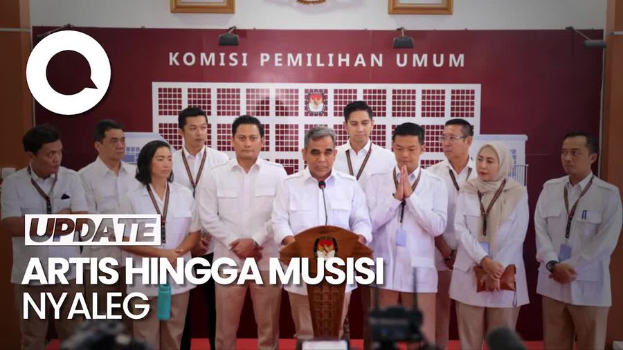 Gerindra Daftarkan 580 Caleg, Ada Ahmad Dhani Hingga Melly Goeslaw