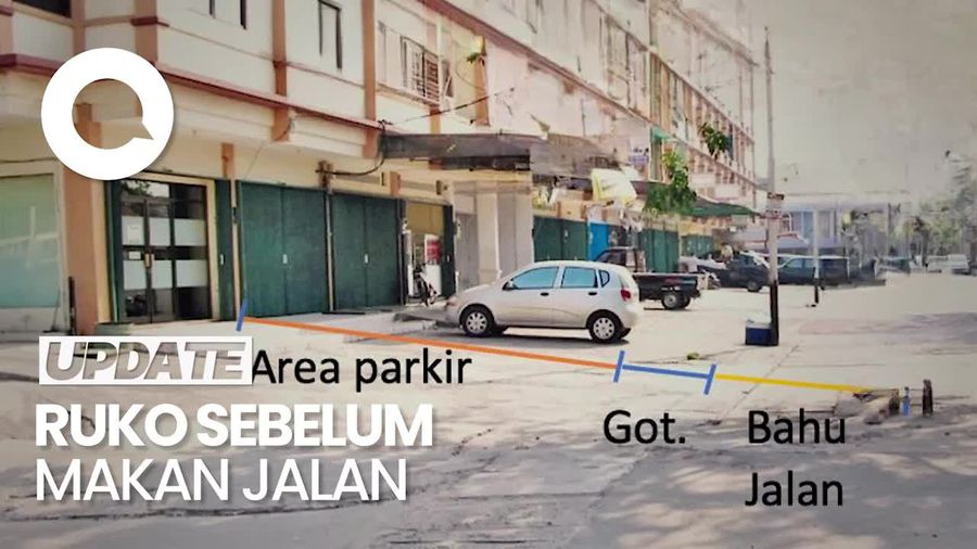 Begini Potret Deretan Ruko di Pluit Sebelum Makan Jalan