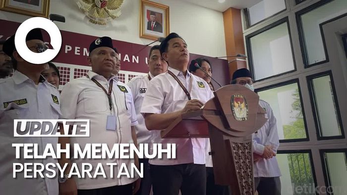 Siap Ikut Pemilu 2024, PBB Daftarkan 580 Bacaleg ke KPU