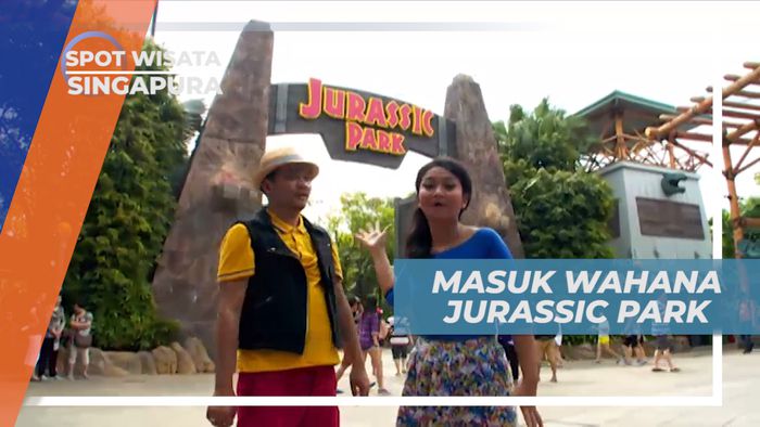 Mencoba Petualangan Seru di Wahana Jurassic Park, Singapura