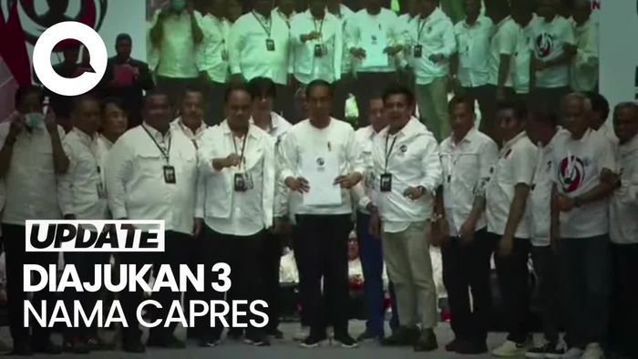 Momen Jokowi Terima Rekomendasi Nama Capres 2024 Hasil Musra