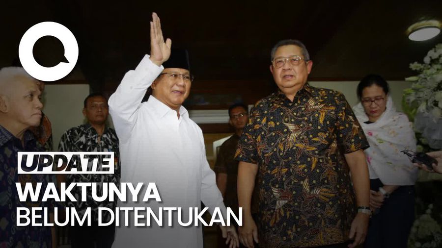 Prabowo Bakal Temui SBY, AHY: Isu Kebangsaan yang Didiskusikan