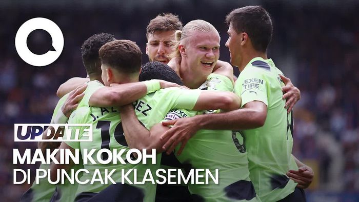 Bantai Everton 3-0, Manchester City di Ambang Juara Liga Inggris!