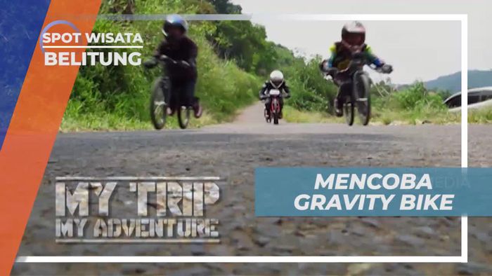 Mencoba Gravity Bike, Olahraga Menantang di Belitung