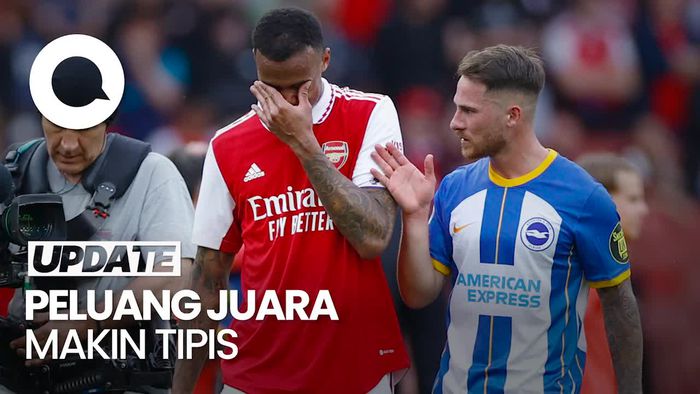 Liga Inggris: Arsenal Dibantai Brighton 0-3