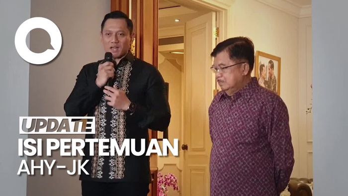 Isi Pembicaraan AHY-JK, Dari Ekonomi hingga Pemilu 2024