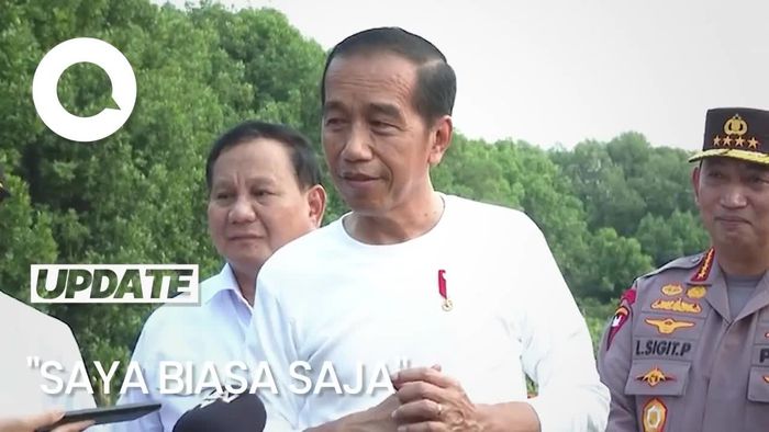 Ekspresi Jokowi Ditanya soal Hubungannya dengan Surya Paloh