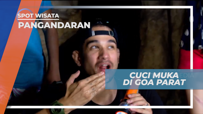 Menjajal Mitos, Cuci Muka di Dalam Goa Parat, Pangandaran