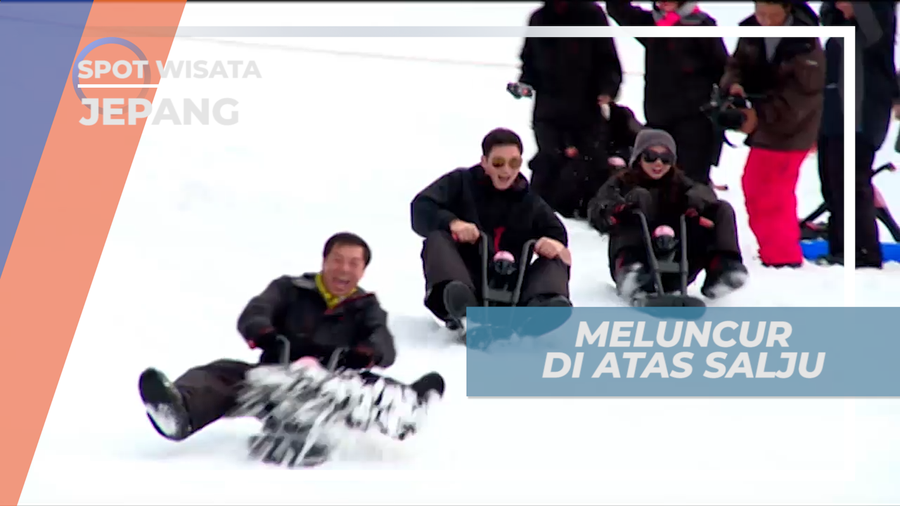 Seru-seruan Meluncur di Atas Salju, Fujiten Snow Resort Jepang