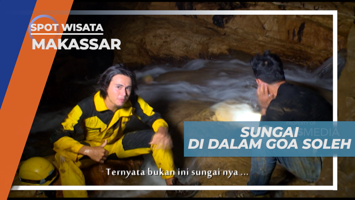 Goa Soleh, Jernihnya Air Sungai di Dalam Goa yang Menakjubkan, Makassar