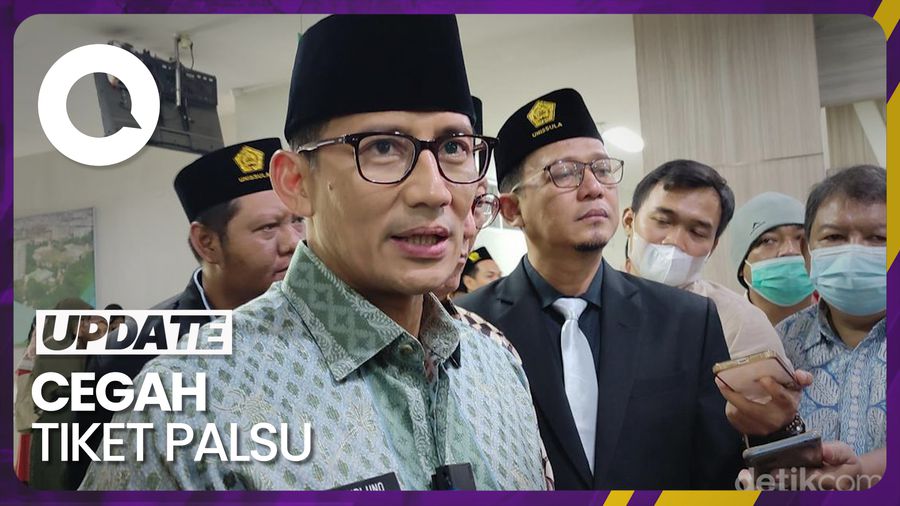 Sandiaga Imbau Penonton Beli Tiket Konser Coldplay Lewat Jalur Resmi