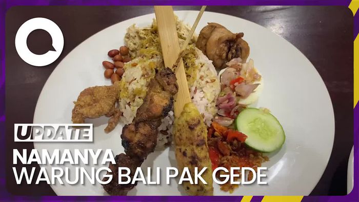 Nasi Campur Lauk Komplet dan Sate Bali Halal di Jaksel