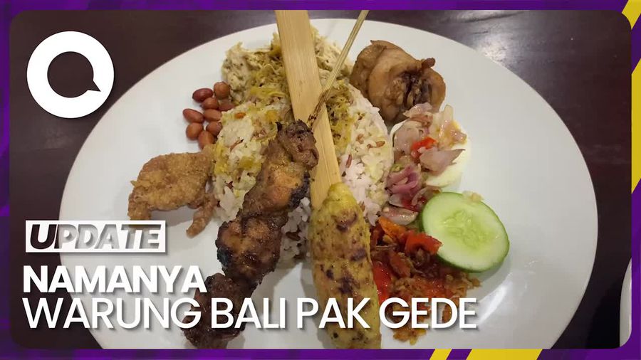 Nasi Campur Lauk Komplet dan Sate Bali Halal di Jaksel