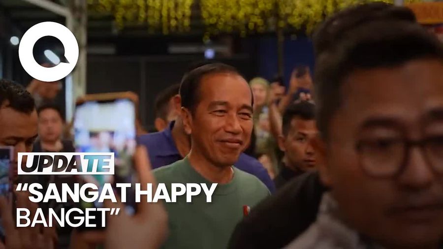 Rayakan Kemenangan Timnas, Jokowi Traktir Pramono-Tito Makan Durian