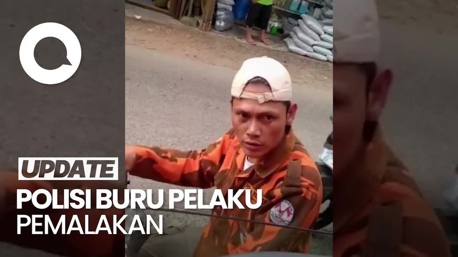 Viral Pria Berseragam Ormas Palak Sopir di Bogor