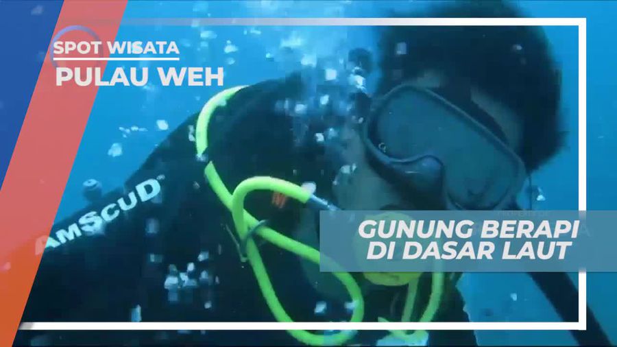 Sport Underwater Volcano, Gunung Berapi di Dasar Laut Pulau Weh