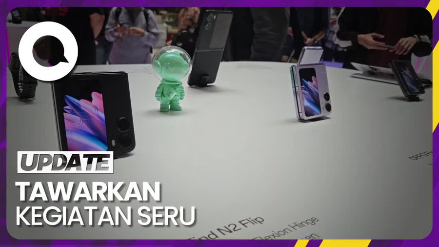 Main-main ke Pop-Up Store OPPO Find N2 Flip di Jakarta
