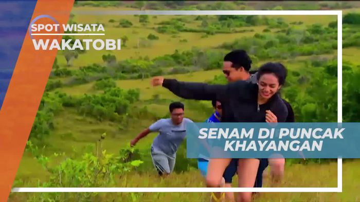 Senam di Puncak Khayangan, Keseruan Liburan di Wakatobi