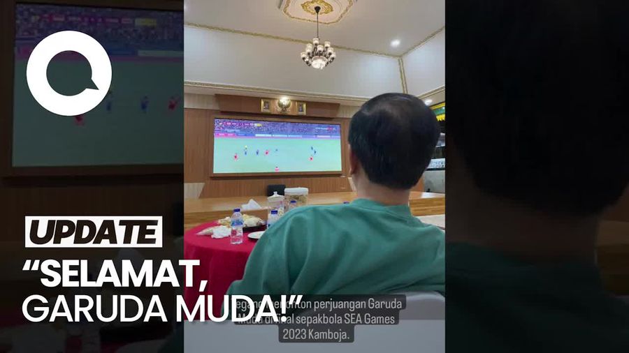 Jokowi Tonton Final SEA Games Indonesia vs Thailand: Tegang tapi Puas