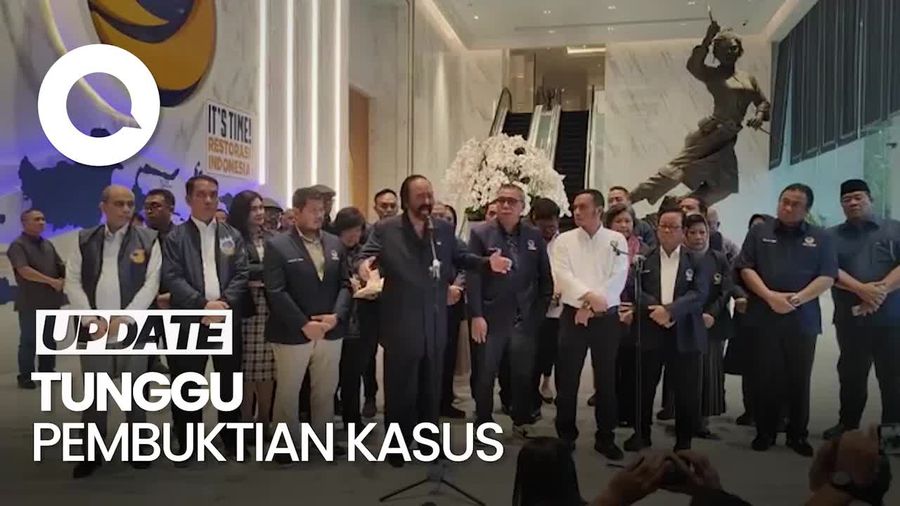 Surya Paloh: Terlalu Mahal untuk Johnny G Plate Diborgol