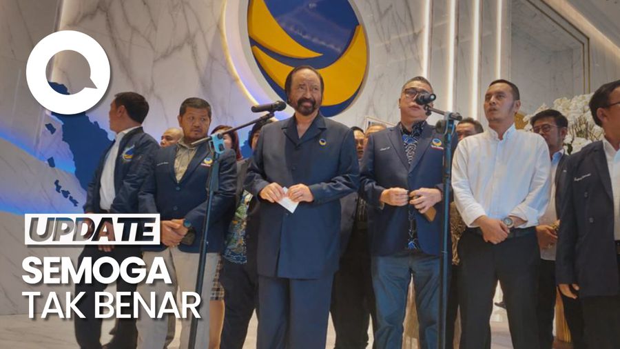 Surya Paloh Bicara Intervensi Politik Usai Johnny Plate Tersangka