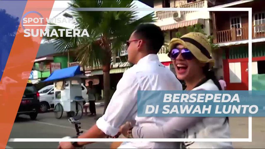 Bersepeda Menikmati Suasana Kawasan Sawah Lunto Sumatera Barat