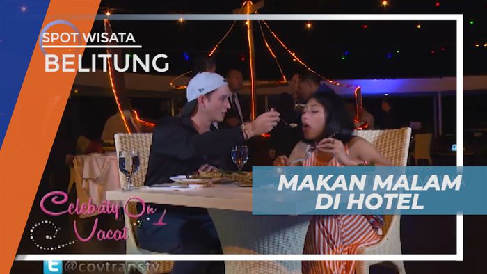 Menikmati Makan Malam Romantis di Hotel Mewah, Belitung