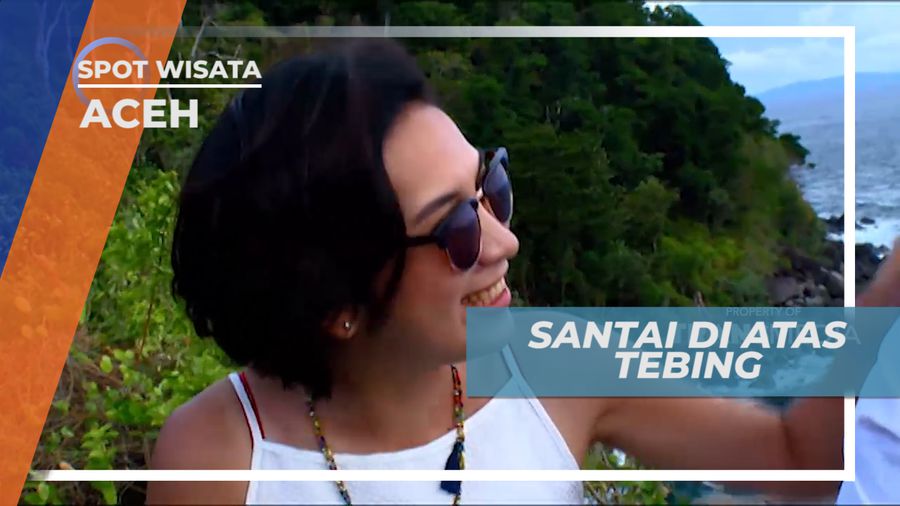 Menikmati Suasana Romantis Senja dari Atas Tebing, Aceh